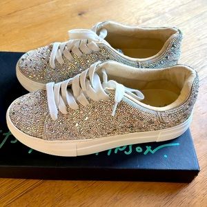 Betsey Johnson Rhinestone Sutton Size 6